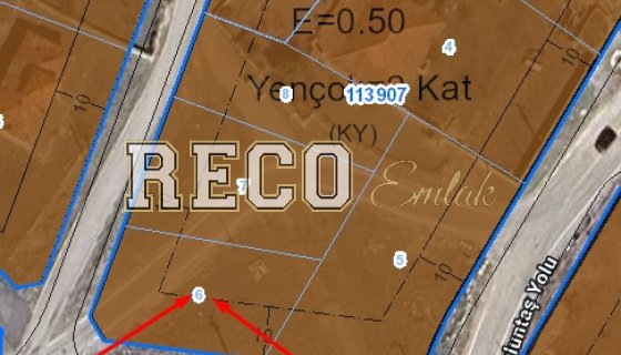 ** MÜSTAKİL TAPULU ** 689M² ALAN ** 0,50 EMSAL ** KÖŞE PARSEL **